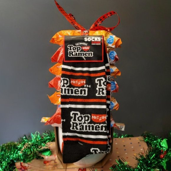 Other Top Ramen Silly Retro Novelty Gift Set With Gudetama Ramen Bowl